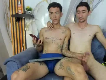 axel_and_samuel — Hey,we are Axel ans Samuel. Today is my first day here!  #tattoo #gay #couple #bigcock #anal