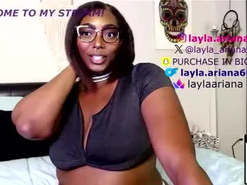 laylaariana — Current Goal: Titties Out once countdown reaches zero -- Next Goal: Panties off -- Cumshow at final goal! #ebony #bbw #cumshow #bigboobs #milf