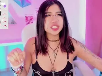 pinkk_demon — GOAL: Fingering under pantys [97 tokens remaining]  I'm your naughty Mavis, will you stay in my castle tonight?  #goth #saliva #deepthroat  #cosplay  #submissive